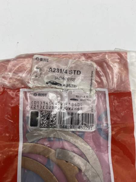 Distanzscheiben Kurbelwelle GLYCO A231/4 STD f. Austin